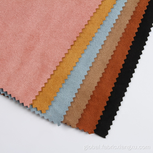 Faux Suede Material textiles heavy jacket types of suede cloth Supplier